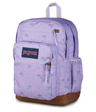 JanSport Cool Backpack with 15 - inch Laptop Sleeve, Large Computer Bag Rucksack with 2 Compartments, Ergonomic Straps, Pastel Petals - Lilac