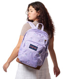 JanSport Cool Backpack with 15 - inch Laptop Sleeve, Large Computer Bag Rucksack with 2 Compartments, Ergonomic Straps, Pastel Petals - Lilac