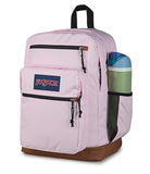 JanSport Cool Backpack with 15 - inch Laptop Sleeve, Large Computer Bag Rucksack with 2 Compartments, Ergonomic Straps, Pink Ice