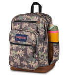 JanSport Cool Backpack with 15 - inch Laptop Sleeve, Large Computer Bag Rucksack with 2 Compartments, Ergonomic Straps, Woodland Camo