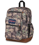 JanSport Cool Backpack with 15 - inch Laptop Sleeve, Large Computer Bag Rucksack with 2 Compartments, Ergonomic Straps, Woodland Camo