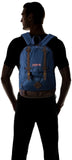 JanSport Cortlandt Laptop Backpack, Navy, 15” Laptop Sleeve - Synthetic Leather Shoulder Computer Bag with Large Compartment, Padded Straps - Rucksack for Men, Women