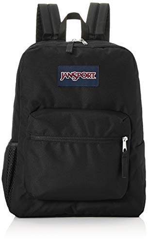 JanSport Cross Town Backpack, Black, One Size | Backpacks4Less