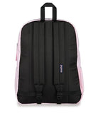 JanSport Cross Town Backpack - Simple Bag for Everyone with 1 Main Compartment, Front Utility Pocket - Premium Class Accessories - Pink Ice