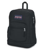 JanSport Cross Town Plus Backpack - Large Main Compartment, Side Water Bottle Pocket, 15-Inch Padded Laptop Sleeve - Black