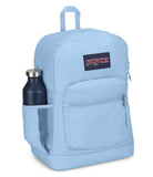 JanSport Cross Town Plus Backpack - Large Main Compartment, Side Water Bottle Pocket, 15 - Inch Padded Laptop Sleeve - Blue Dusk