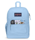 JanSport Cross Town Plus Backpack - Large Main Compartment, Side Water Bottle Pocket, 15 - Inch Padded Laptop Sleeve - Blue Dusk