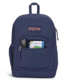 JanSport Cross Town Plus Backpack - Large Main Compartment, Side Water Bottle Pocket, 15 - Inch Padded Laptop Sleeve - Navy