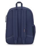 JanSport Cross Town Plus Backpack - Large Main Compartment, Side Water Bottle Pocket, 15 - Inch Padded Laptop Sleeve - Navy