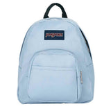 JanSport Half Pint Mini Backpack, 10.2 L - Durable Mini Bag Purse with Adjustable Shoulder Straps, Single Main Compartment, Zippered Stash Pocket, Blue Dusk