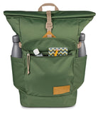 JanSport Hatchet Rolltop Backpack - 17 - inch Padded Laptop Sleeve, Spacious Main Compartment, Dual Water Bottle Pockets, Cargo Green