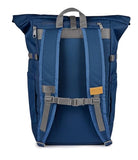 JanSport Hatchet Rolltop Backpack - 17 - inch Padded Laptop Sleeve, Spacious Main Compartment, Dual Water Bottle Pockets, Navy