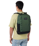 JanSport Inbound Pack – Large Main Compartment, Dual Water Bottle Pockets, and Dedicated 15 - Inch Padded Laptop Pocket, Cargo Green