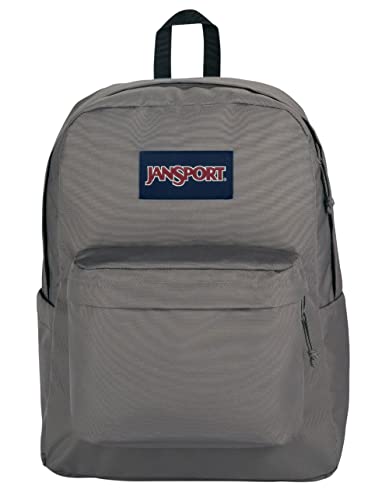 Jansport JS0A7ZNN7H6 Superbreak Plus Am Graphite Grey | Backpacks4Less
