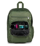 JanSport Laptop Backpack - Computer Bag with 2 Compartments, Ergonomic Shoulder Straps, 15” Laptop Sleeve, Haul Handle - Cargo Green