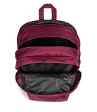 JanSport Laptop Backpack - Computer Bag with 2 Compartments, Ergonomic Shoulder Straps, 15” Laptop Sleeve, Haul Handle - Cherry Lacquer