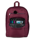 JanSport Laptop Backpack - Computer Bag with 2 Compartments, Ergonomic Shoulder Straps, 15” Laptop Sleeve, Haul Handle - Cherry Lacquer