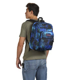JanSport Laptop Backpack - Computer Bag with 2 Compartments, Ergonomic Shoulder Straps, 15” Laptop Sleeve, Haul Handle - Cyberspace Galaxy