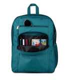 JanSport Laptop Backpack - Computer Bag with 2 Compartments, Ergonomic Shoulder Straps, 15” Laptop Sleeve, Haul Handle - Emerald Pool