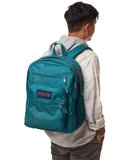 JanSport Laptop Backpack - Computer Bag with 2 Compartments, Ergonomic Shoulder Straps, 15” Laptop Sleeve, Haul Handle - Emerald Pool