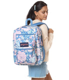 JanSport Laptop Backpack - Computer Bag with 2 Compartments, Ergonomic Shoulder Straps, 15” Laptop Sleeve, Haul Handle - Faded Tapestry Elemental Blue