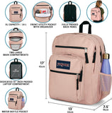 JanSport Laptop Backpack - Computer Bag with 2 Compartments, Ergonomic Shoulder Straps, 15” Laptop Sleeve, Haul Handle - Gravity Check