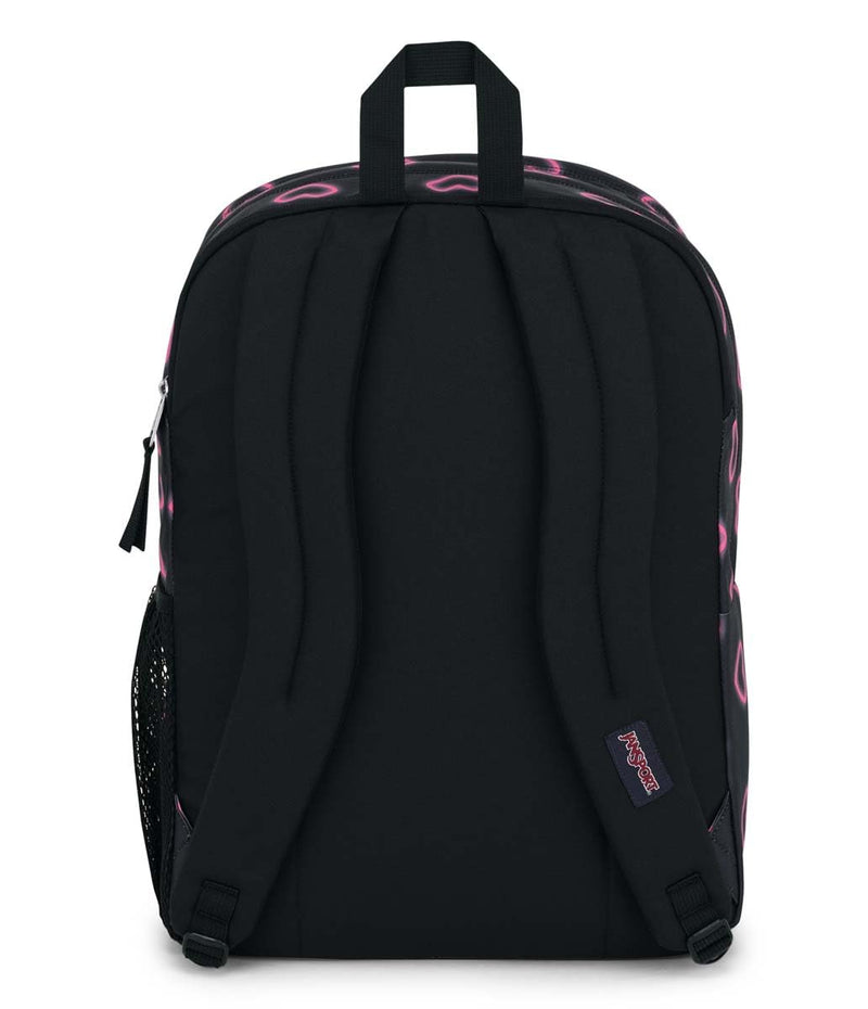 JanSport Laptop Backpack - Computer Bag with 2 Compartments, Ergonomic Shoulder Straps, 15” Laptop Sleeve, Haul Handle - Happy Hearts Black