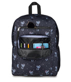 JanSport Laptop Backpack - Computer Bag with 2 Compartments, Ergonomic Shoulder Straps, 15” Laptop Sleeve, Haul Handle - Pastel Petals - Black