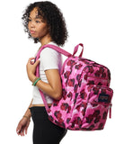 JanSport Laptop Backpack - Computer Bag with 2 Compartments, Ergonomic Shoulder Straps, 15” Laptop Sleeve, Haul Handle - Pop Art Pansies