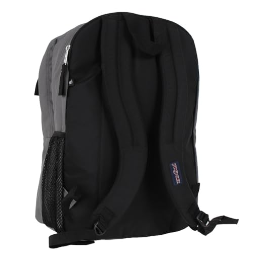 Jansport Large Capacity Big Student Backpack JS0A47JK 7H6 Casual Bag Side Pocket PC Compartment (Gray/F/Men's, Lady's) [Parallel Import]