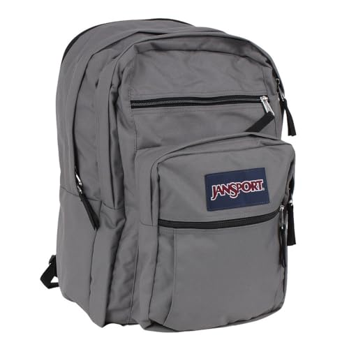 Jansport Large Capacity Big Student Backpack JS0A47JK 7H6 Casual Bag Side Pocket PC Compartment (Gray/F/Men's, Lady's) [Parallel | Backpacks4Less