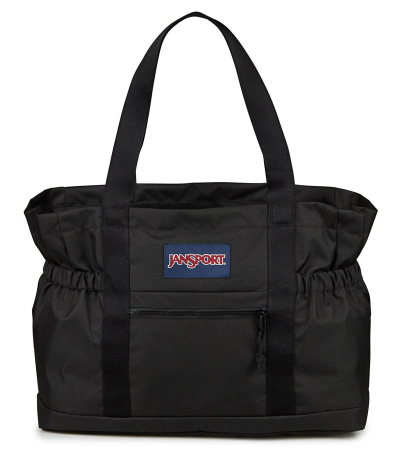 JanSport Large Day Tote – 31L Spacious, Padded 15" Laptop Sleeve, Side Water Bottle Pocket, Durable & Versatile for Everyday Use, Black