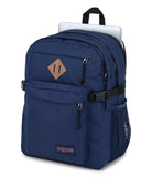 JanSport Main Campus Backpack - Travel or Work backpack w 15 - Inch Laptop Sleeve and Dual Water Bottle Pockets, Navy
