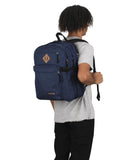 JanSport Main Campus Backpack - Travel or Work backpack w 15 - Inch Laptop Sleeve and Dual Water Bottle Pockets, Navy