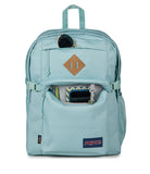 JanSport Main Campus Backpack - Travel or Work Backpack with 15 - Inch Laptop Sleeve and Dual Water Bottle Pockets, Faded Sage