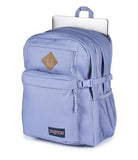JanSport Main Campus FX Backpack - Travel or Work Bag w 15-Inch Laptop Pack with Leather Trim, Lavender Ash