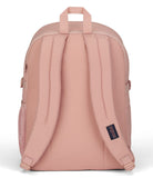 JanSport Main Campus FX Backpack - Travel or Work Bag w 15 - Inch Laptop Pack with Leather Trim, Misty Rose