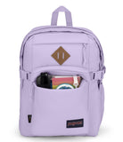 JanSport Main Campus FX Backpack - Travel or Work Bag w 15 - Inch Laptop Pack with Leather Trim, Pastel Lilac