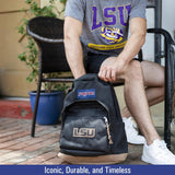 JanSport NCAA Officially Licensed Backpack, Lsu Tigers, Right Pack with Padded 15 - Inch Laptop Sleeve, Spacious Computer Bag, Durable Daypack with Bottle Pocket & Haul Handle, Black