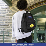 JanSport NCAA Officially Licensed Backpack, Lsu Tigers, Superbreak Plus with Padded 15'' Laptop Sleeve, Spacious Computer Bag for Men & Women, Durable Daypack with Bottle Pocket, Black