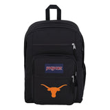 JanSport NCAA Officially Licensed Backpack, Texas Longhorns, Big Student with Padded 15-Inch Laptop Sleeve, 2 Compartment Computer Bag with Bottle Pocket & Haul Handle, Book Rucksack, Black