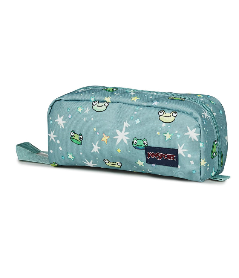 JanSport Perfect Pouch – Accordion Opening, Single Compartment with 3 Dividers, Small Internal Pocket, Leapin Lillies