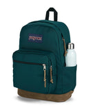 JanSport Right Pack Backpack - Durable Daypack with Padded 15" Laptop Sleeve, Spacious Main Compartment & Integrated Water Bottle Pocket - Deep Juniper