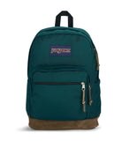 JanSport Right Pack Backpack - Durable Daypack with Padded 15" Laptop Sleeve, Spacious Main Compartment & Integrated Water Bottle Pocket - Deep Juniper