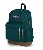 JanSport Right Pack Backpack - Durable Daypack with Padded 15" Laptop Sleeve, Spacious Main Compartment & Integrated Water Bottle Pocket - Deep Juniper