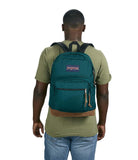 JanSport Right Pack Backpack - Durable Daypack with Padded 15" Laptop Sleeve, Spacious Main Compartment & Integrated Water Bottle Pocket - Deep Juniper