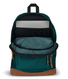 JanSport Right Pack Backpack - Durable Daypack with Padded 15" Laptop Sleeve, Spacious Main Compartment & Integrated Water Bottle Pocket - Deep Juniper