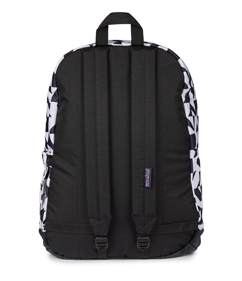JanSport Right Pack Backpack - Durable Daypack with Padded 15 Laptop Sleeve, Spacious Main Compartment & Integrated Water Bottle Pocket - Groovy Grids