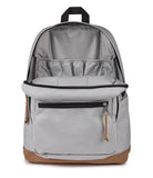 JanSport Right Pack Backpack - Durable Daypack with Padded 15 Laptop Sleeve, Spacious Main Compartment & Integrated Water Bottle Pocket - Grounded Grey