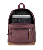JanSport Right Pack Backpack - Durable Daypack with Padded 15" Laptop Sleeve, Spacious Main Compartment & Integrated Water Bottle Pocket - Mahogany Haze